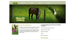 Desktop Screenshot of pansypetcemetery.ca